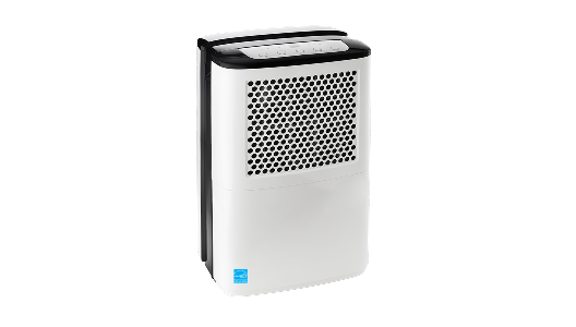 Energy-efficient dehumidifier for moisture control and improved indoor air quality in homes.