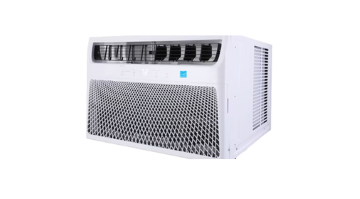 Room air conditioner eligible for appliance recycling and energy efficiency programs.