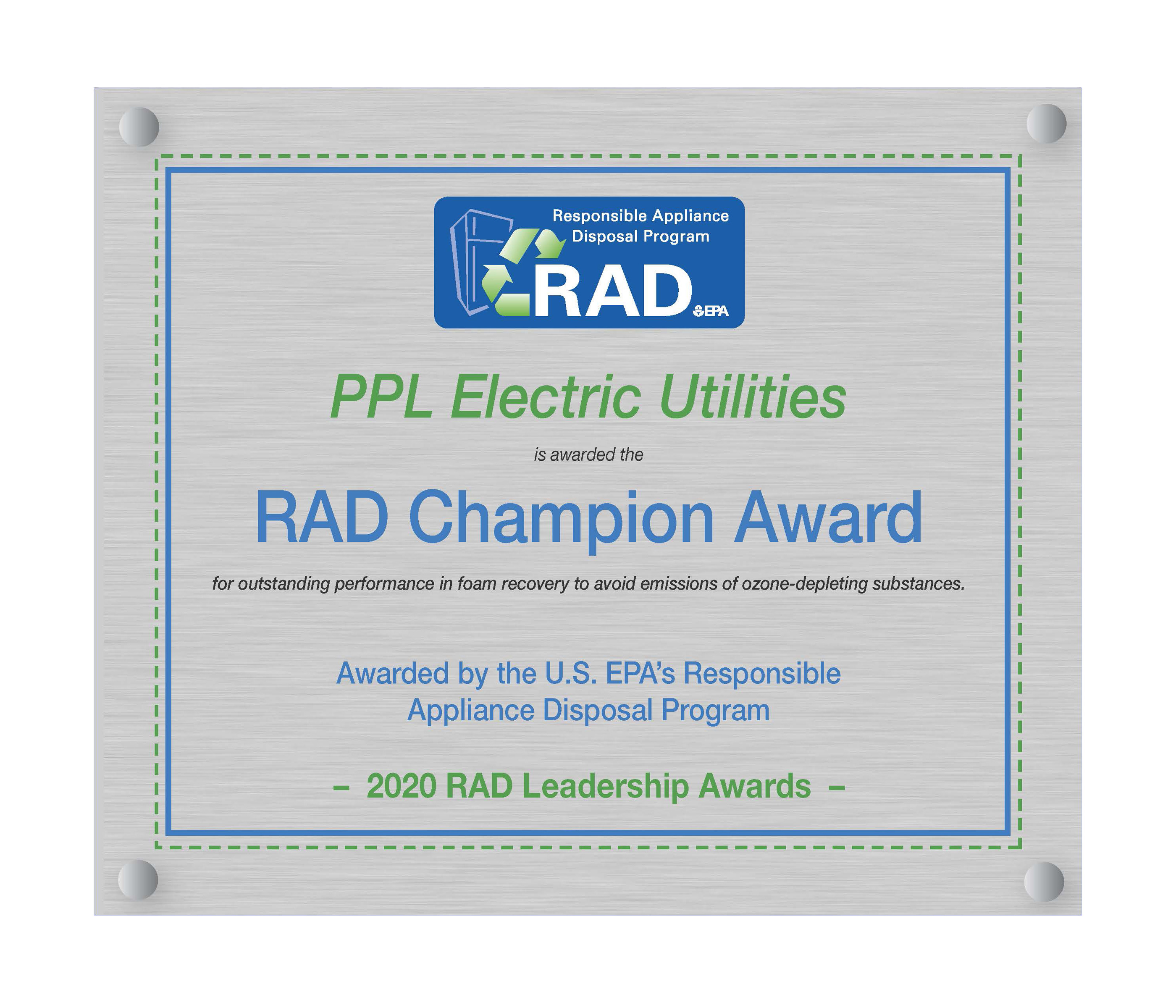 RAD champion